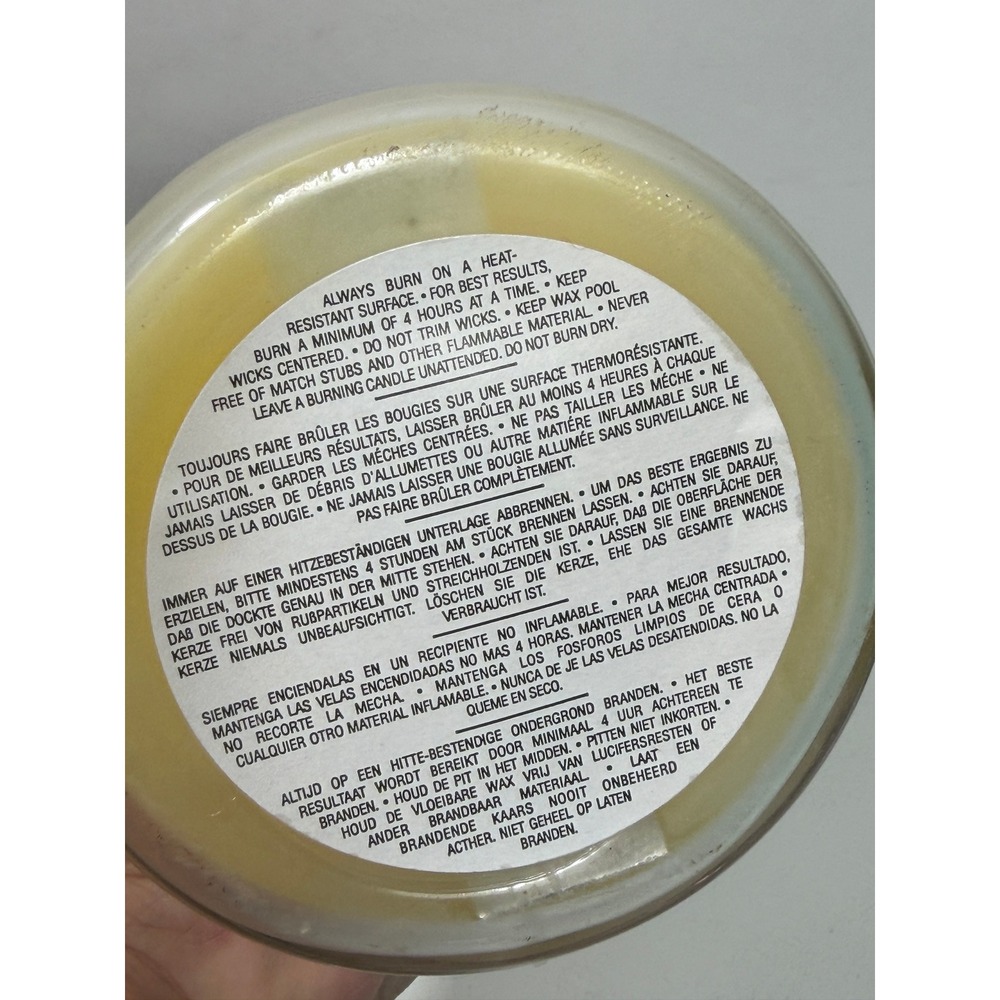 PartyLite Holiday Spices Scented Jar Candle P1439 with Frosted Lid and Box - Picture 6 of 7